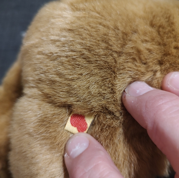 Vintage Build A Bear Plush Light Brown Bear Brown Nose Stuffed Animal 1990s 15" - Picture 6 of 12